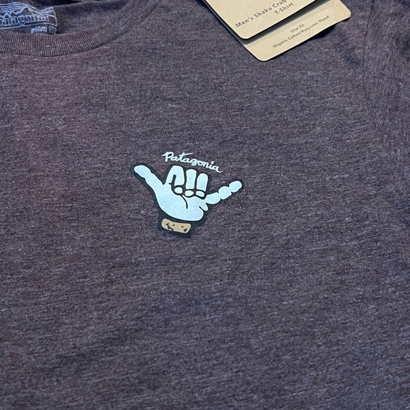 Patagonia Mens Shaka Crab Tee (Brown) - Picture 2 of 6
